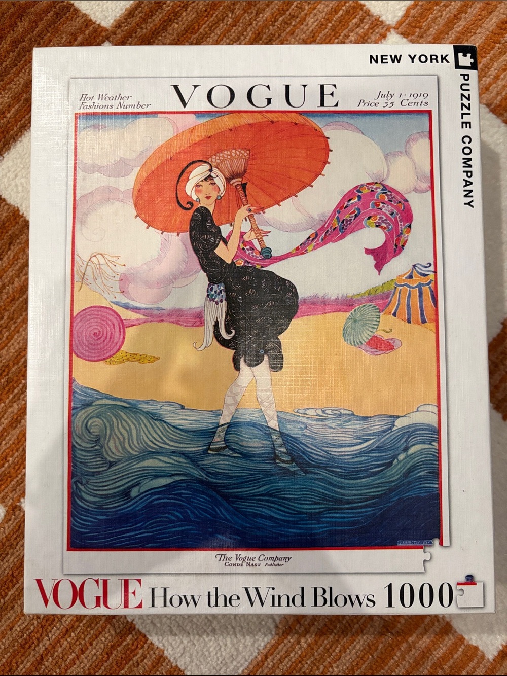 New York Puzzle Company Vogue Magazine Cover 1000 Pc Jigsaw Puzzle